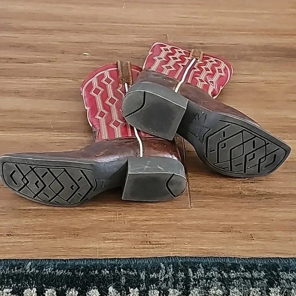 Ariat Boots Children Live Wire in Wood/Mega-Red - Picture 3 of 3